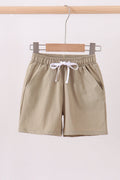 Oatmeal pocket performance shorts